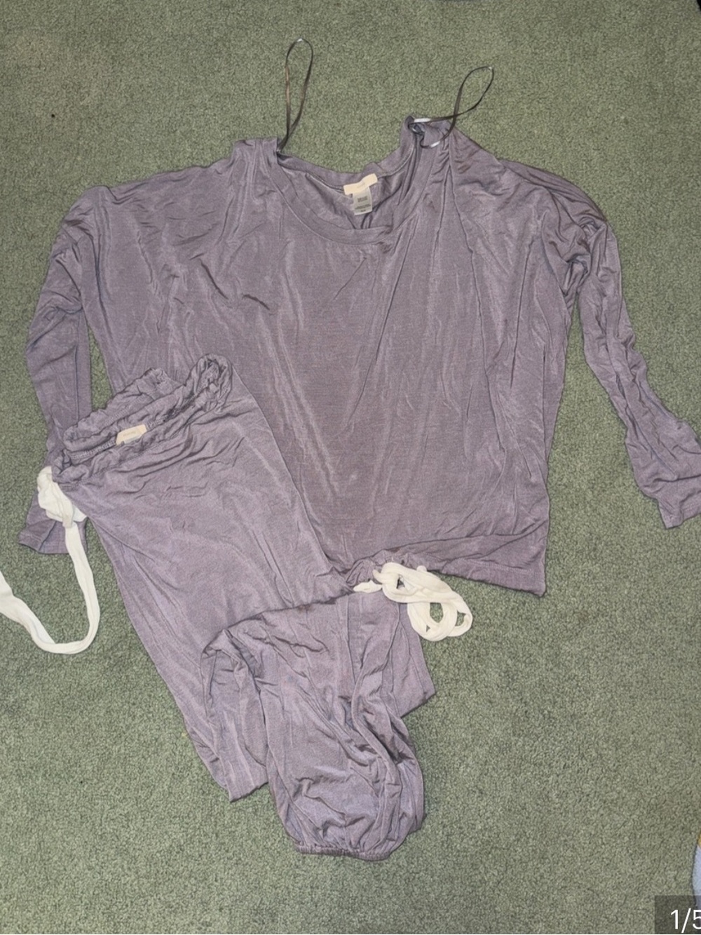 Eberjey Gisele TENCEL Modal Slouchy Pajama Set in Lavender, XS